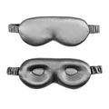 FYD Wholesale Luxury Custom Logo Vegan Blindfold Satin Mulberry Silk Sleeping 3D Eye Mask Travel Eyemask Set