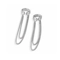 Uniquely Stylish Sterling Silver Chain Ear Cuff Earrings Silver Ear Cuff Earring Double Chain Triple Line Chain Ear Cuff