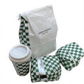 Custom Printing Kraft Paper Takeout Bag French Fried Chip Holder to Go Hamburger Burger Hinged Box Fast Food Packaging