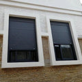 Low Price Anti-Theft Aluminum Roller Shutters Vertical Opening Exterior Storm Protection Windows and Doors Windproof Windproof