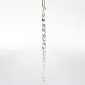 Handmade Transparent Glass Ice Strip Christmas Pendant Eco-friendly Silk Screen Printed Elegant High Quality