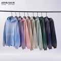 Wholesale Vintage Spray-painting Hoodie Tie Dye Puff Print Washed Hoodie Cotton Fleece Oversized Men's Hoodies