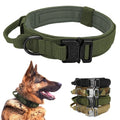 Tactical Collar Outdoor Training Equipment Pet Dog Collar Nylon Pet Leash
