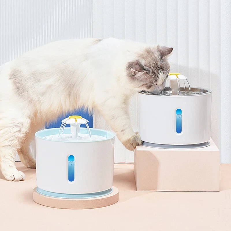 Cat Water Fountain Dog Drinking Bowl Pet USB Automatic Pet Water Dispenser Super Quiet Drinker Auto Cat Fountain Cat Products