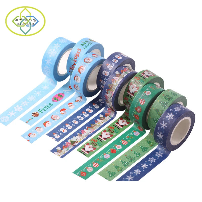 Wholesale Kawaii Japanese Printing Vintage Christmas Custom Washi Tapes