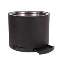 Kingjoy 49cm Double Layer Smokeless Black Steel Wood Fire Pit