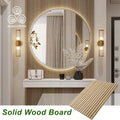 MUMU Flexible 3D Wand Fluted Wood Wall Board Plank Indoor Decorative Wood Wall Panel for Background Wall