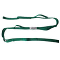 Wholesale 2.5x190cm Green Flexible Elastic PP Yoga Strap Band with 10 Loops Exercise Stretch Strap for Sports & Entertainment