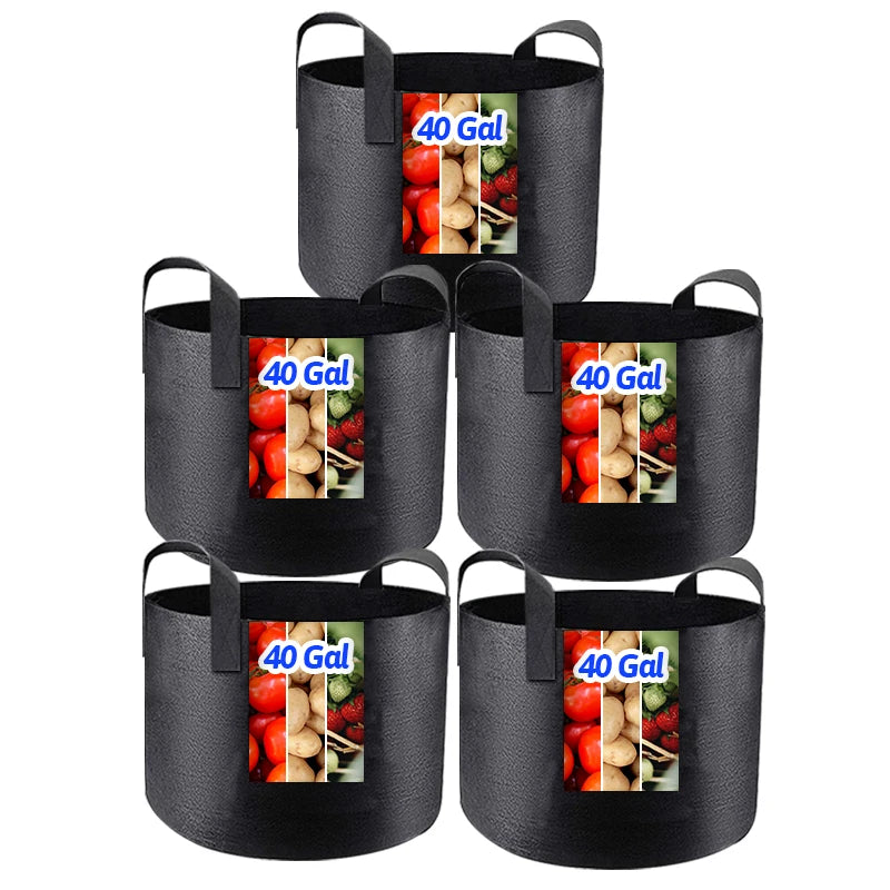 YAHENG 1000mL Plant Fiber Grow Bag Fabric Nursery Planting Pot