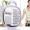 Factory-Spot 5-in-1 Multifunctional Stainless Steel Vegetable Cutter and Peeler Grater for Home Kitchen Use