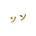 Simple Fashionable Surgical Steel Ear Studs Golden Silver Gold Ball Pendant Helix Daith Earrings with Pearl 20g Gift