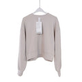 Ufinebest New Yoga Suit Oversized Women's Short Round Neck Sweater High Elastic Loose Fit Exercise Yoga Fitness Long Sleeve