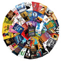 50PCS Popular Music Drama Album Cover Musical Aesthetic Picture Music Poster