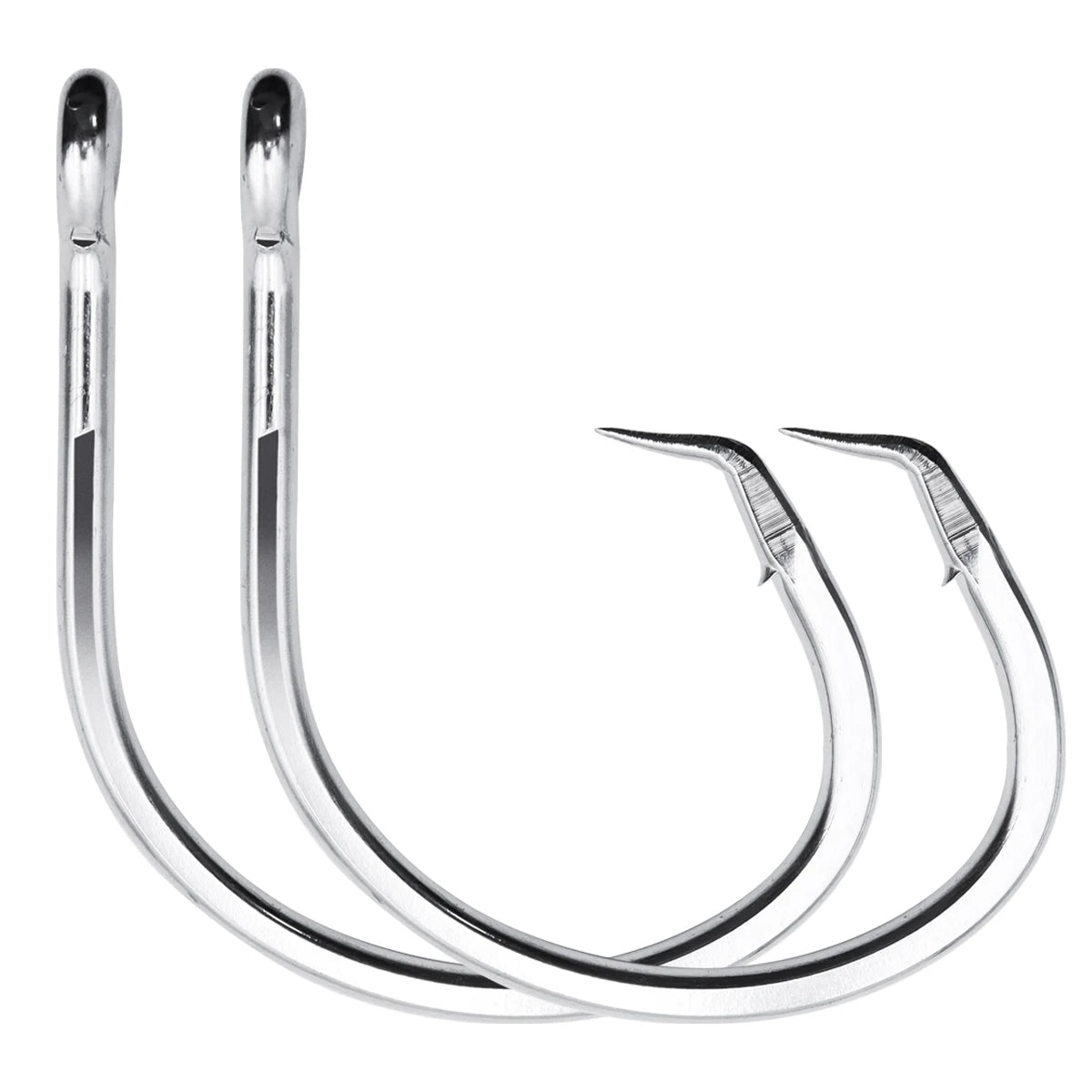 Strong Carbon Steel Fishing Tuna Circle Hooks 6/0#-28/0# Big Game Saltwater Fishing Extra Tackles Stainless Steel