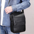 MARRANT Men Side Bag Top Handle Handbag Genuine Leather Crossbody Shoulder Satchel Bag Leather Messenger Bag for Men