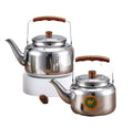 Classic Vintage 1L Stainless Steel Whistling Kettle with Bakelite Handle 3L Teapot for Boiling Water Metal Material