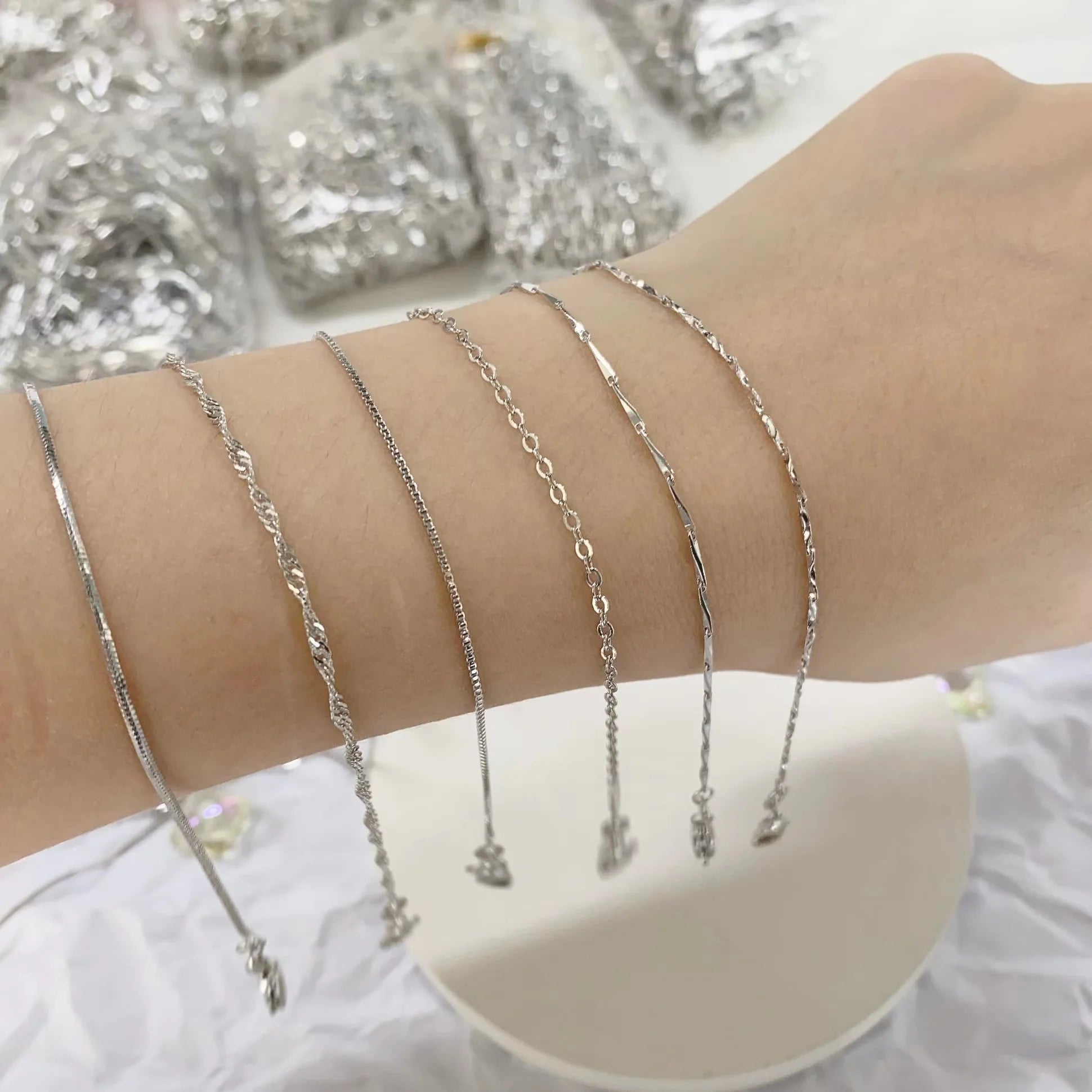 QIYI Crystal Pendants Chain Chandelier Spares Parts in a Style of Modern Simple Crystal for Clothing Accessories