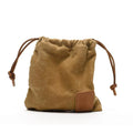 Waxed Canvas Golf Bag Stand Custom Golf Bag Holder Golf Ball Valuables Field Pouch