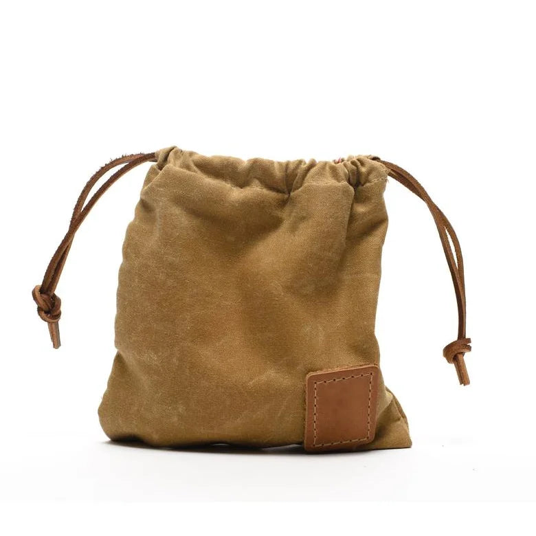 Waxed Canvas Golf Bag Stand Custom Golf Bag Holder Golf Ball Valuables Field Pouch
