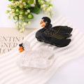 BSCI Factory Yi YHJ Women's Hair Accessories French Large Colorblocked Animal Black and White Swan Acetate Claw Clips Hair Claw