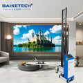 TH-WP200R Factory 3D Vertical Wall Inkjet Printer Rail Type Indoor and Outdoor Printing Machine