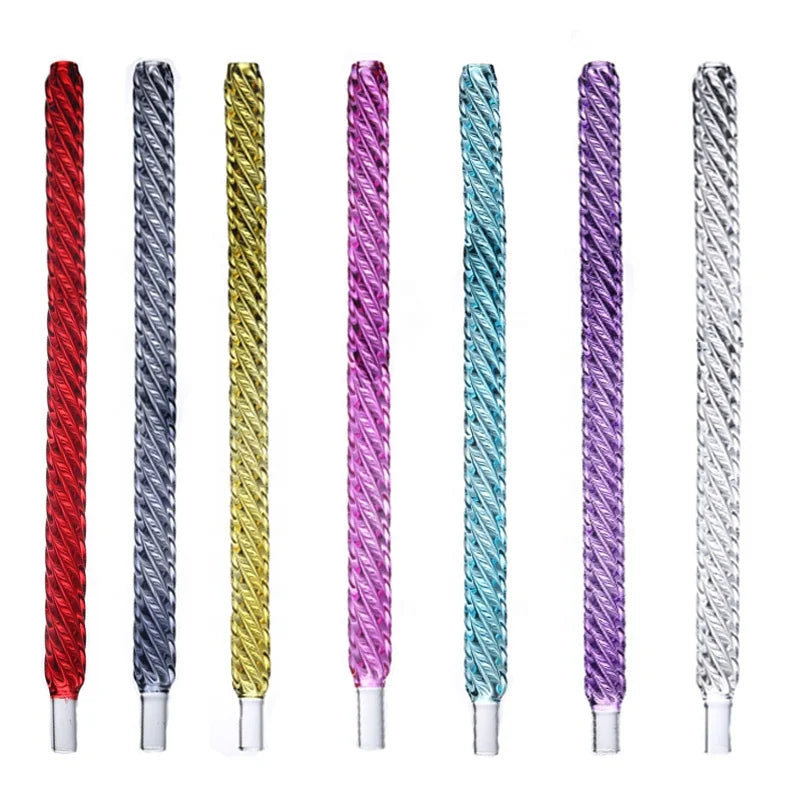 Customized Wholesale Hookah Mouthpieces Glass Handle Hot Selling Hookah Smoking Tool Glass Tube