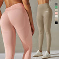 Custom Seamless High Waist Yoga Leggings Tummy Control Butt Lift Outdoor Fitness Workout Pant Features Solid Sports Gym Leggings
