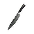 Kitchen Knife Manufacturer OEM Custom Stainless Steel Knifes 10 Piece Premium Japanese Steak Chef Knives with Black Resin Handle