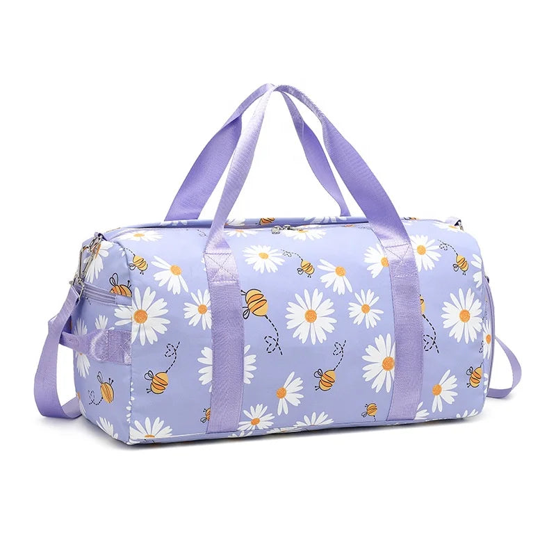 Casual Sports Travel Bag Shoulder for Girls Travel Bag With Shoe Compartment Travel Tote Bag for Woman