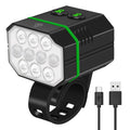 2023 BORUiT L7 New Design Bike Light 160 Degree Wide Beam Bicycle Front Light Type C Rechargeable IP67 Waterproof Bike Headlight