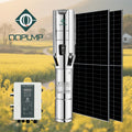 QQPUMP 4SSC Bomba Agriculture 80 Meter 150 Meters 200M 1Hp 750W 1500W Dc Solar Powered System Borehole Deep Well Water Pump