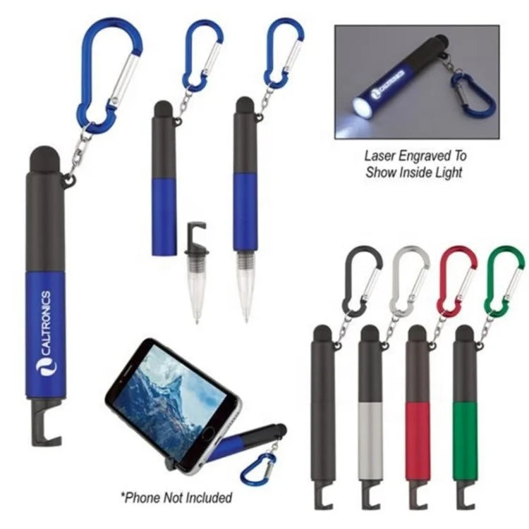 OEM Led Light up Gift Soft Touch Screen Pen Custom logo Phone Holder Stylus Promotion Engraving Pen