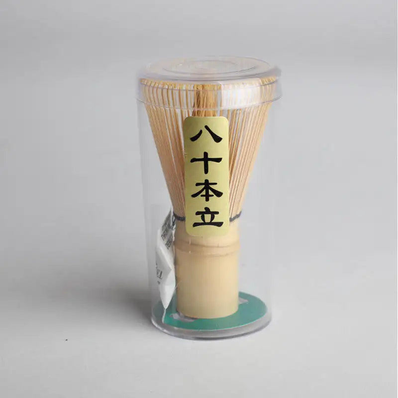 Matcha Green Tea Whisk Natural Bamboo Tea Whisk Chasen Preparing Matcha Powder Brush Tool Tea Traditional Scoop