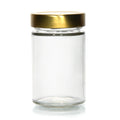 Custom Label 25ml-500ml Round Shape Storage Glass Jar for Sauce Honey Jam Pickle With Lids