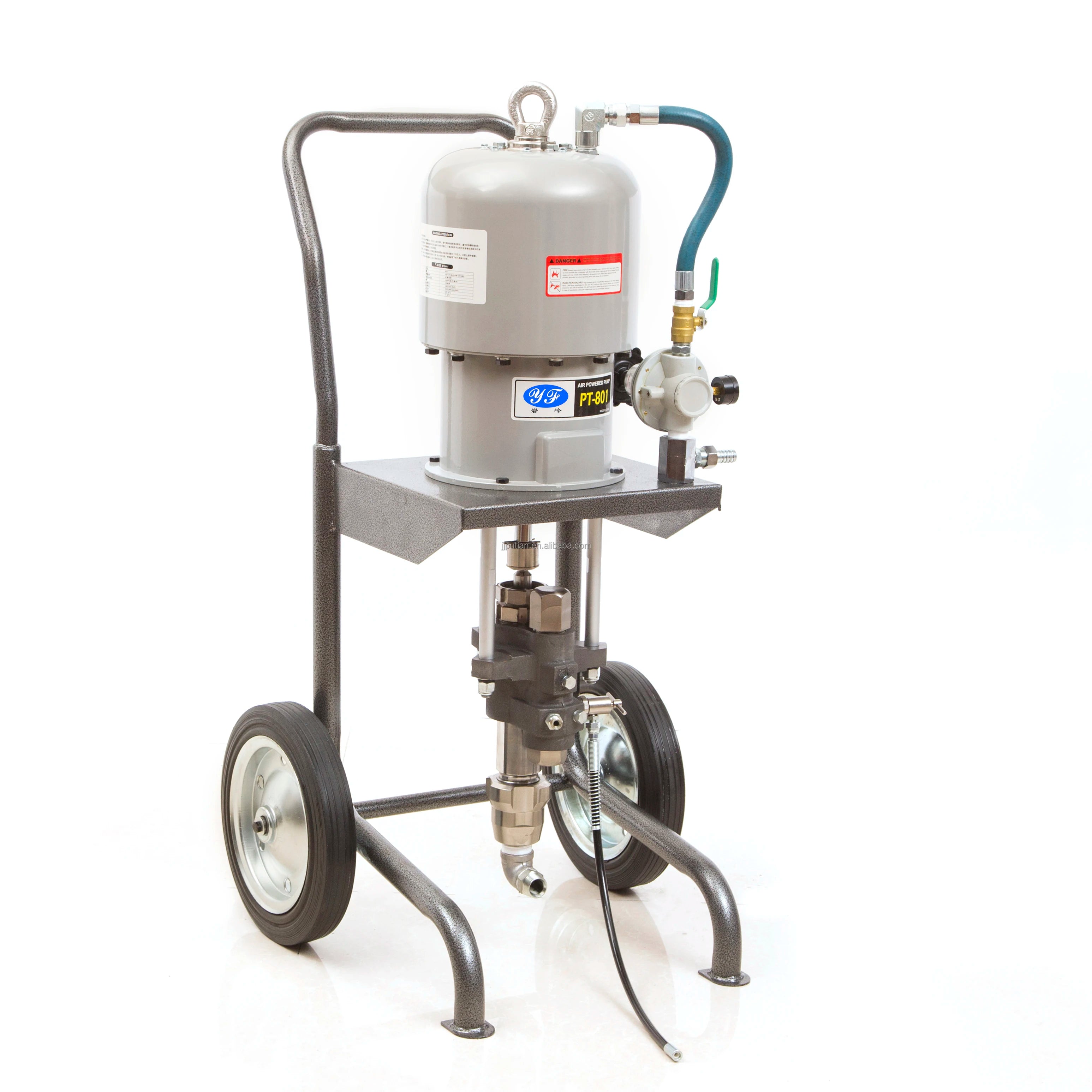 Powerful Air-powered Airless Paint Sprayer PT-801 Handle the Toughest Protective Coatings Paint Sprayer