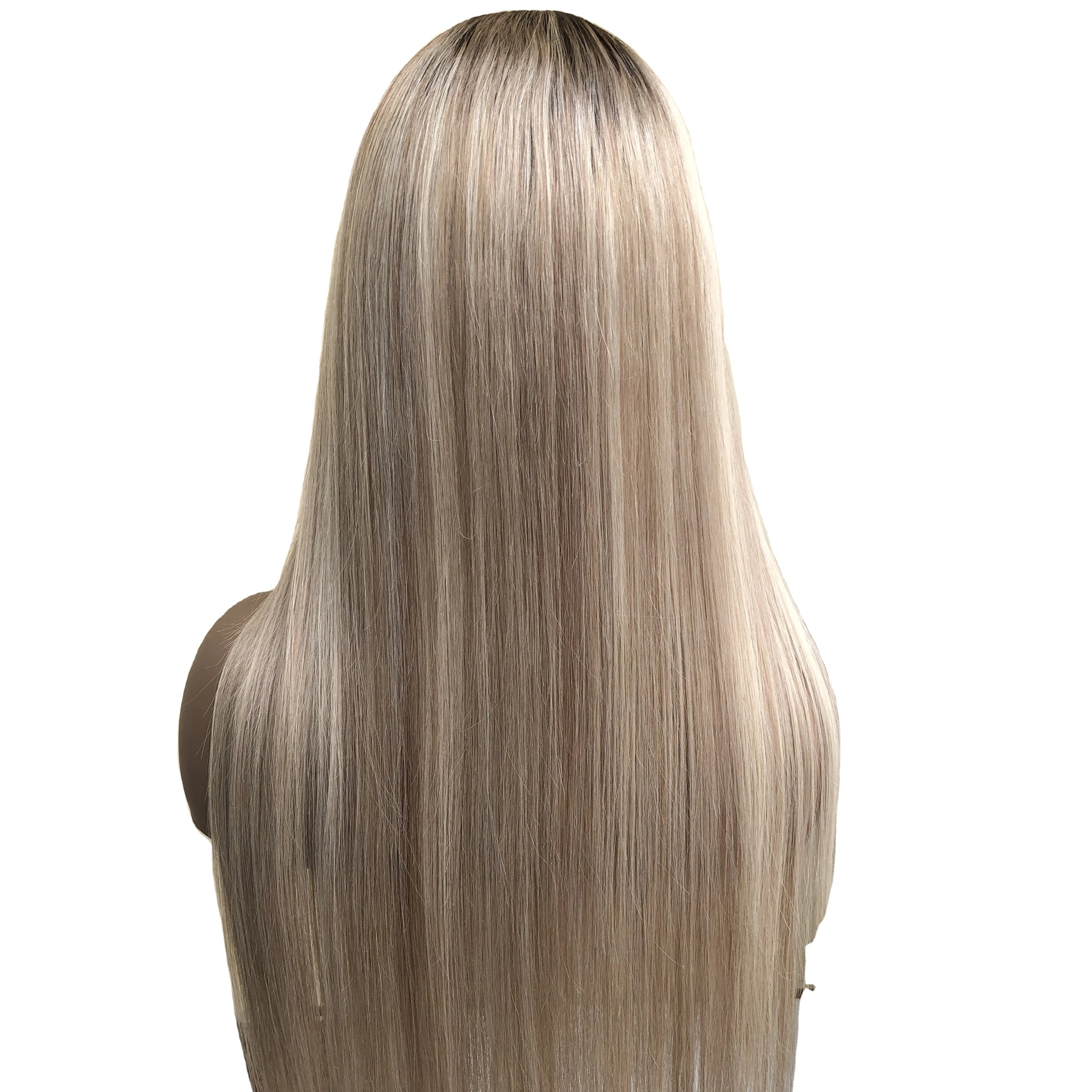 Wholesale U Part Wig Human Hair Swiss Lace Remy Hair Average Size for Black Virgin Brazilian Natural Long HD Lace Woman  10A