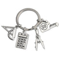 Love to Teach Metal Keychain Thanks Gift for Teacher Keyring Bag Backpack Key Ring Holder Accessories Car Key Chain