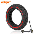 ULIP 10x2.50 Electric Scooter Off-Road Solid Tires (60/70-6.5) Tubeless Tyre With Red Circle for Ninebot Max G30 G30D G30LP G30E