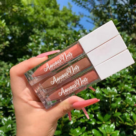 Custom logo 7ml White Lipstick Colorful Empty Packaging Lipgloss Tubes Custom logo Private Label Printing