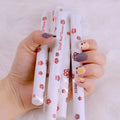New Style Lip Tint Waterproof Lasting Colorful Cute Little Red Flower Velvet Matte Lip Gloss