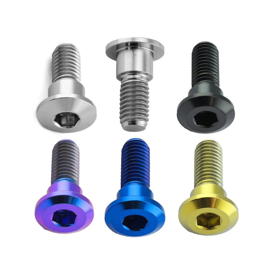 Hexagon Chain Adjuster Titanium Bolts Gr5 for Motorcycle M3 M5 M10 M12 M8X25 Tiret Sprocke Button Sprint Car Titanium Bolts