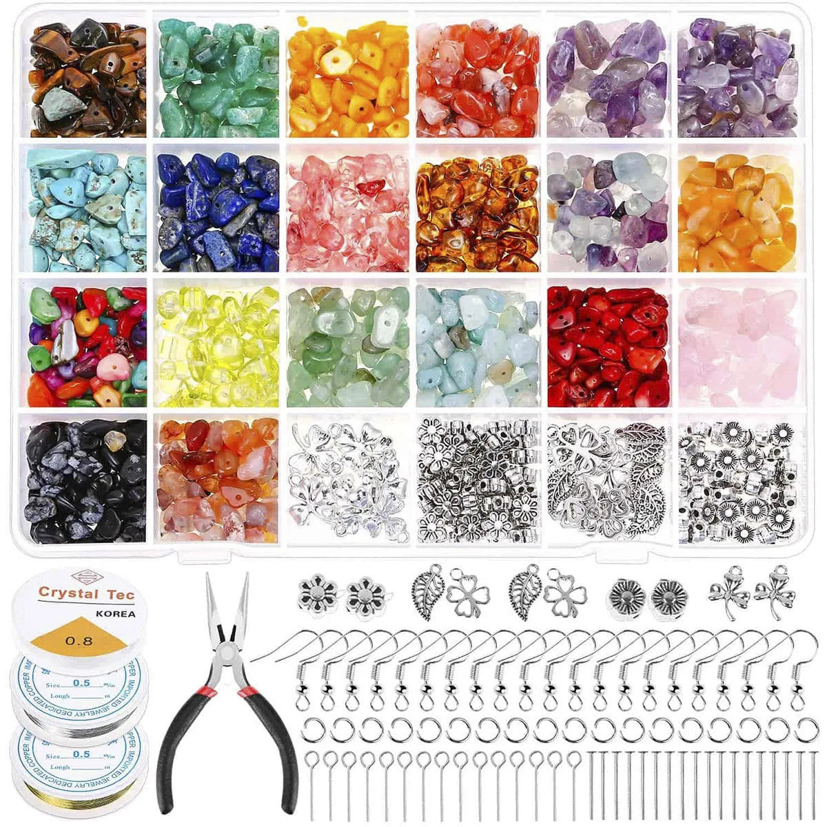 Hot Sale Multi-Color 925 Silver Plated Diamond Shape Crystal Gemstone Beads for Jewelry Making for Rings Earrings Compatible