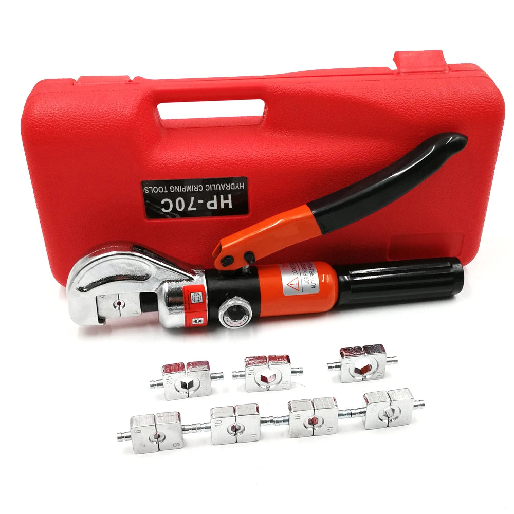 Stainless Steel Wire Crimper Hydraulic Cable Railing Tool HP-70CW Hydraulic Crimping Tools for Swaged Eye