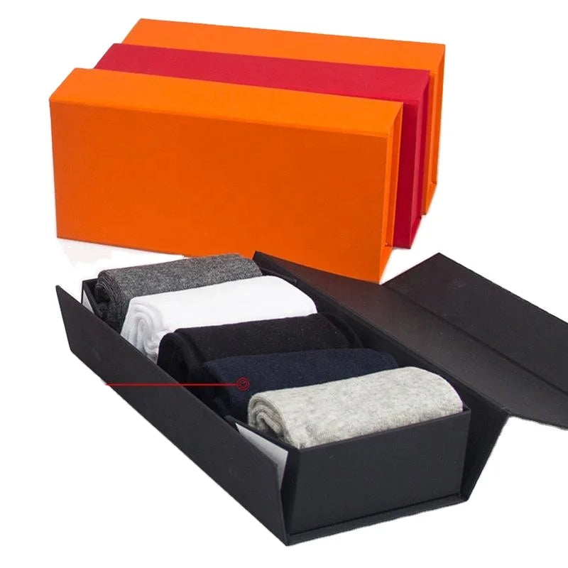 High Quality Eco-Friendly Rigid Cardboard Box with Matt/Glossy Lamination Magnetic Closure for Underwear & Clothing Packaging