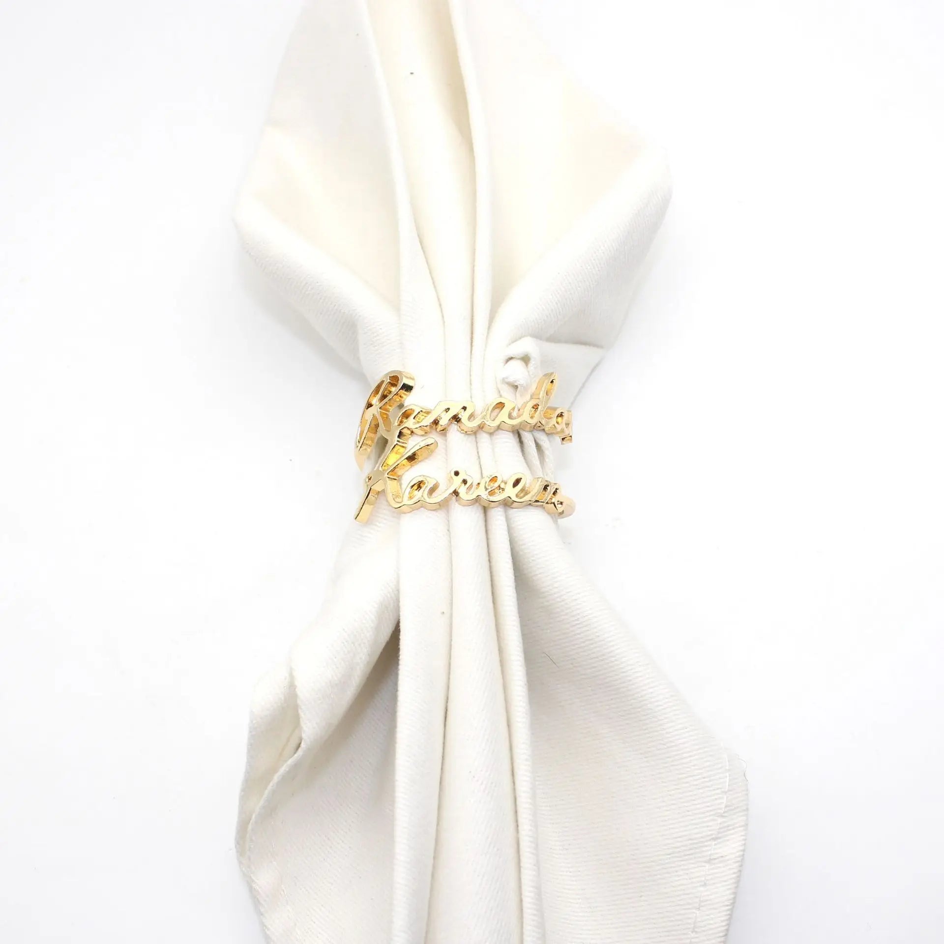 Ramadan Kareem Napkin Holder Ramadan Napkin Rings for Muslim Ramadan Table Decoration