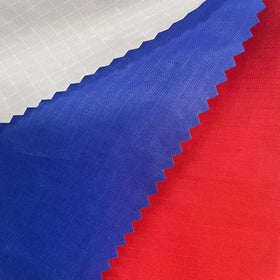 7D 10D 15D 20D 30D 40D 70D 100%Nylon Silicone Coated Ripstop Grid Rib Home Textile Fabric