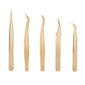 Wholesale Lash Supplies Eyelash Extension Stainless Steel Magnetic Free Slanted Tip Tweezers