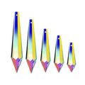 AB Crystal Drop 38.55.63.76.89.100mm Curtain Parts Crown Hair Accessories Prism 7808