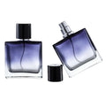 Wholesale 30ml  Airless Pump Bottle 50 ml 100ml Fading Color Spray Gradient Perfume Blue Recyclable Cosmetic Gradient Bottles