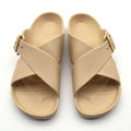 Unisex Custom Logo Sandals New Flat Platform Slides for Outdoor Use for Men and Women Made From EVA Material
